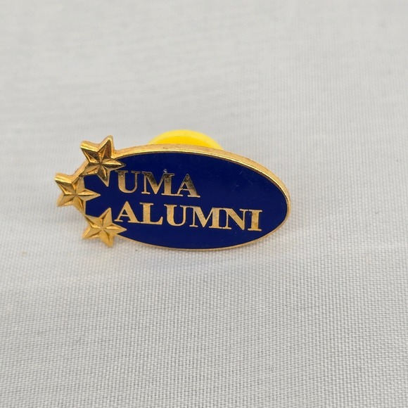 Jewelry - UMA Alumni Lapel Pin Blue Gold Tone Enamel Star University of Maine at Augusta